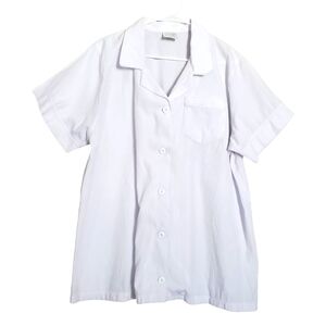 LTC White Button Down Collared Shirt‎ Size XL